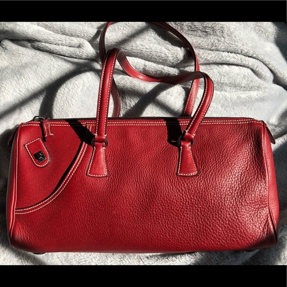 Salvatore Ferragamo Red Handbag Purse - Picture 2 of 10